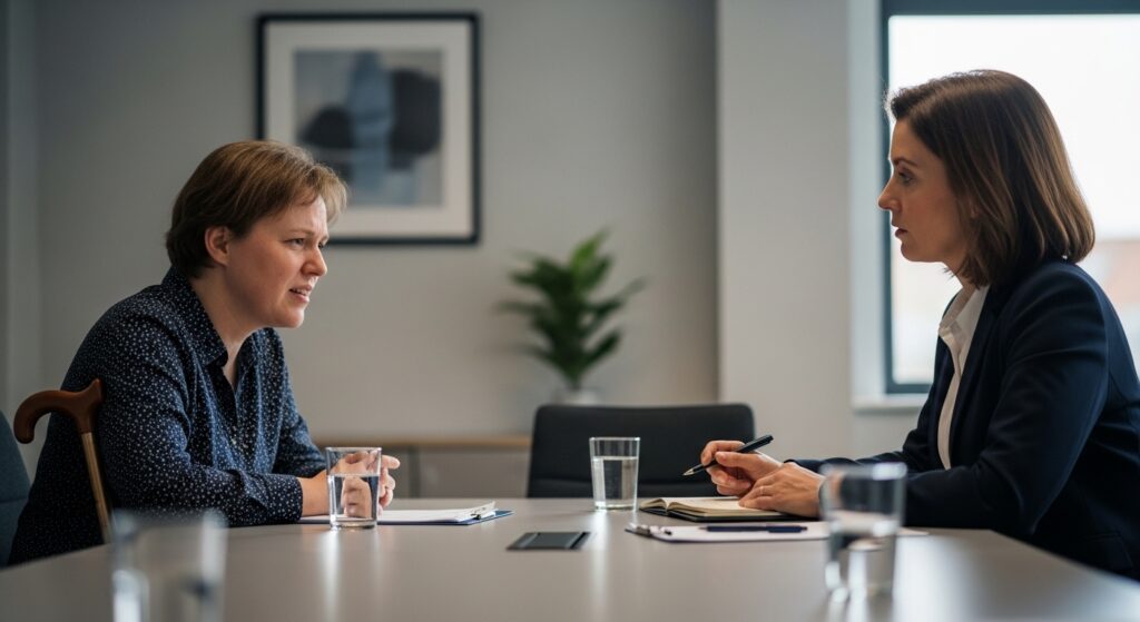 PIP assessment discussion in the UK