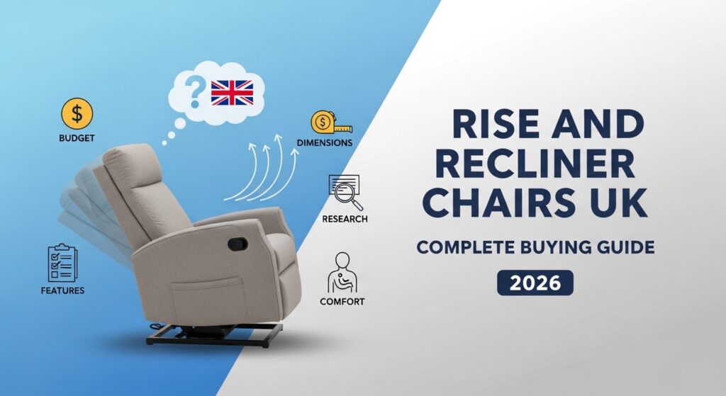 Rise Chair, Recliner Chair, Elderly, Disabled, Mobility Equipment, UK 2026, Assisted Living, Comfort Seating, Home Care, Accessibility