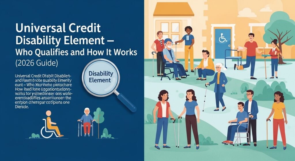 If you have a health condition or disability and claim Universal Credit, you may be entitled to additional financial support.