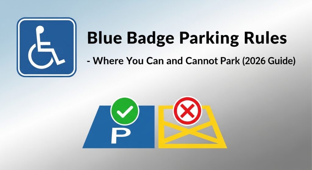 Blue Badge Parking Rules – Where You Can and Cannot Park (2026 Guide)