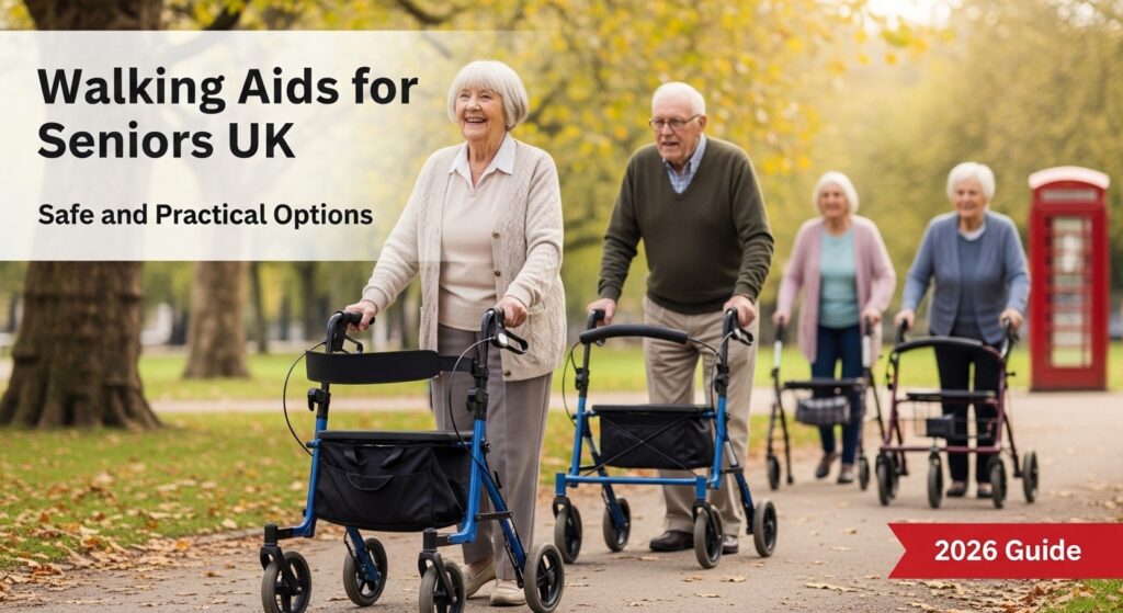 Walking Aids for Seniors UK – Safe and Practical Options (2026 Guide)