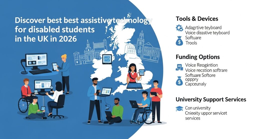 Assistive Technology for Disabled Students UK – Tools, Grants & 2026 Guide